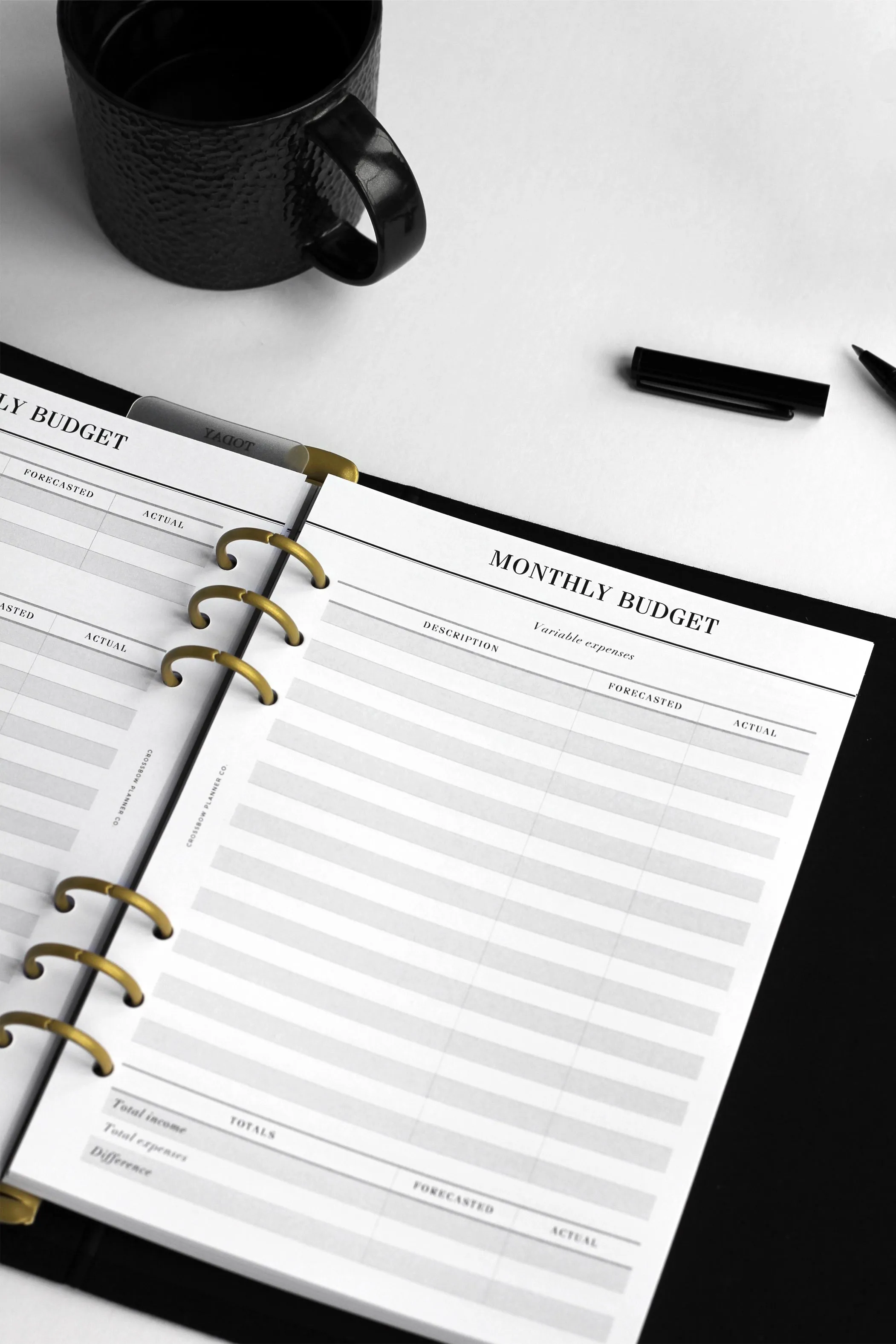 12 Month Budget Planner Inserts | A5 Finance Inserts