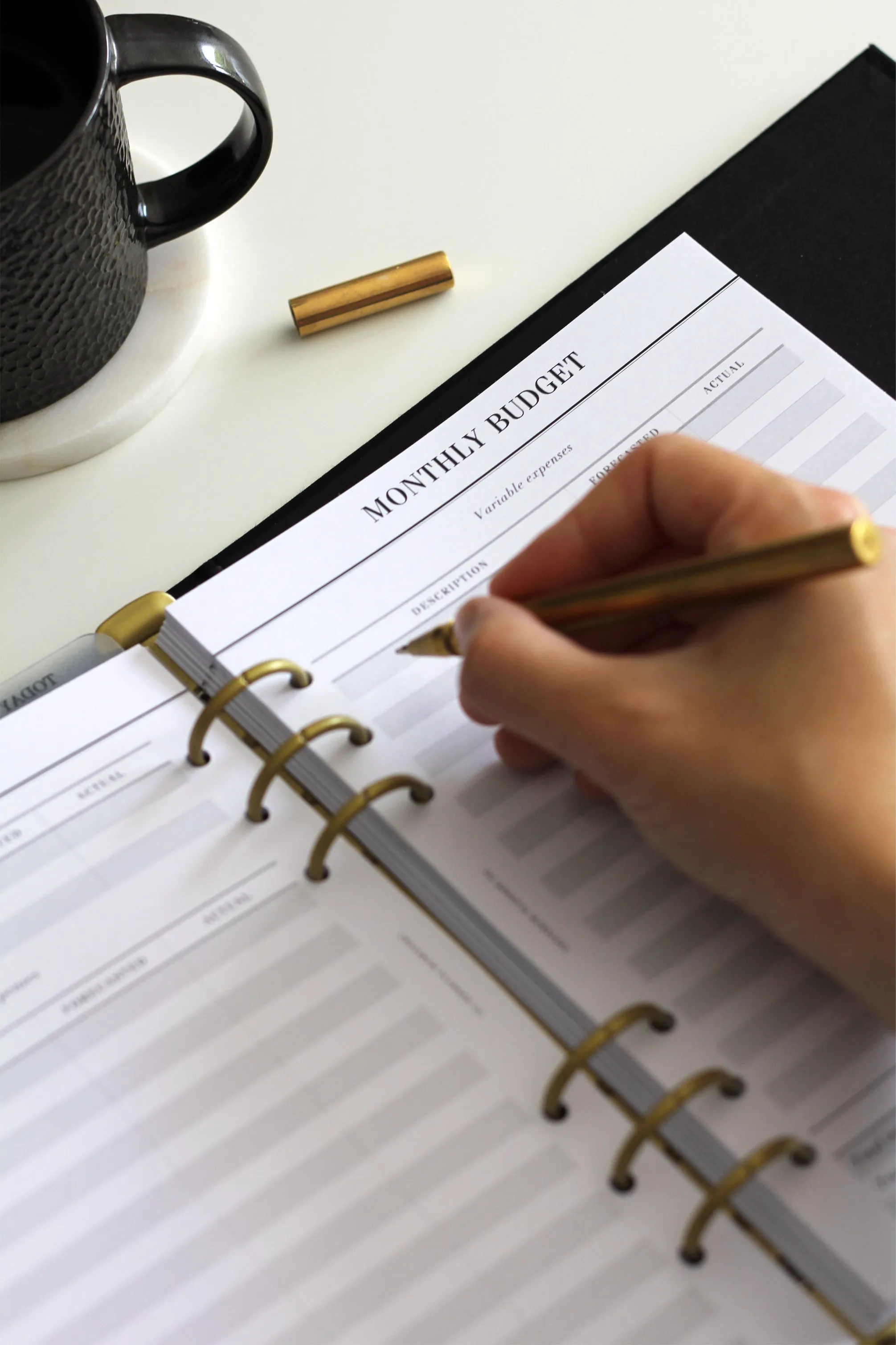 12 Month Budget Planner Inserts | A5 Finance Inserts