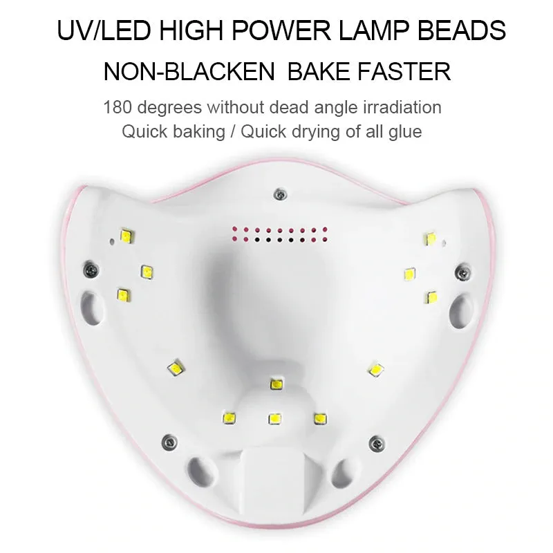 12W Nail Dryer Machine UV LED gel nail Lamp Portable Micro USB