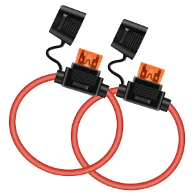 2 Pack 10 Gauge Wire Inline Fuse Holders