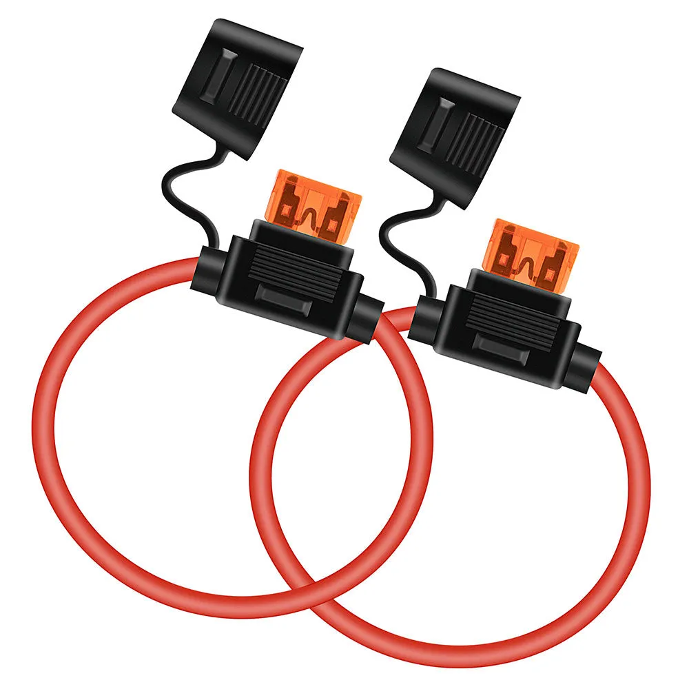 2 Pack 10 Gauge Wire Inline Fuse Holders