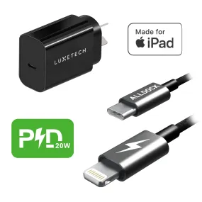 20W Apple iPhone/ iPad Wall Charger & Lightning Cable
