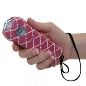 21,000,000 Volt Ladies Choice Designer Pink Stun Gun Flashlight QF