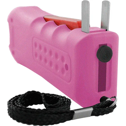 21,000,000 Volt Ladies Choice Designer Pink Stun Gun Flashlight QF