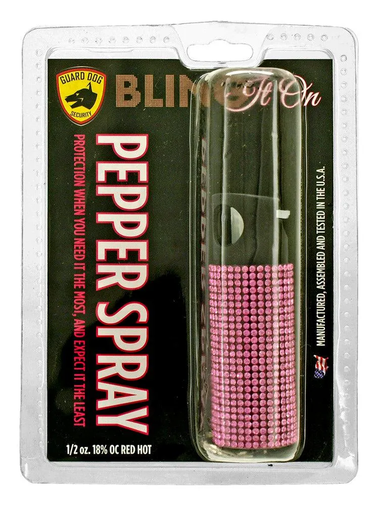 24 Units Bling It on Pepper Spray and Fur Ball Alarm Bundle