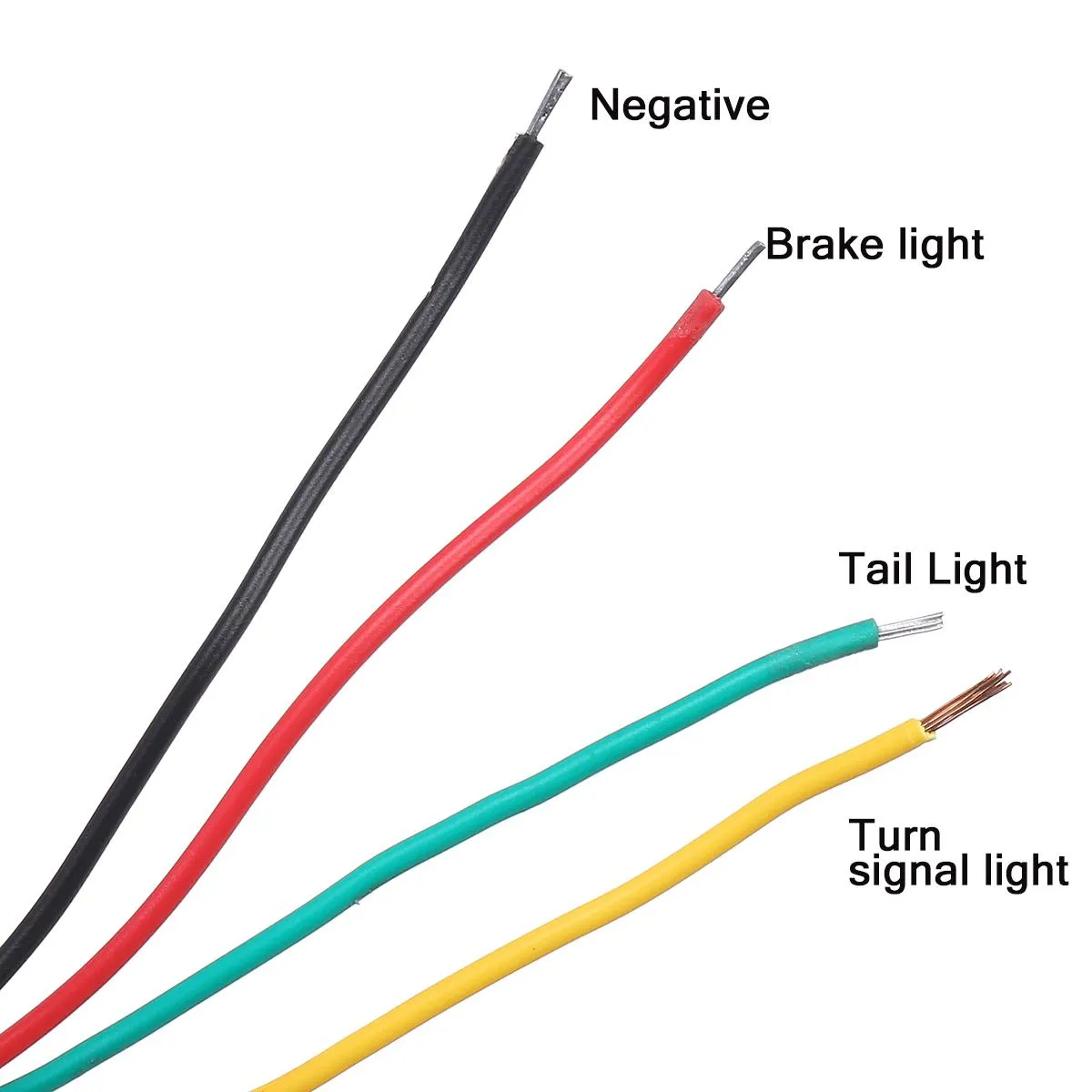 2PCS 12V 24V LED Tail Light Taillight Turn Signal Indicator Stop Lamp Rear Brake Light for Car Truck Trailer Caravan