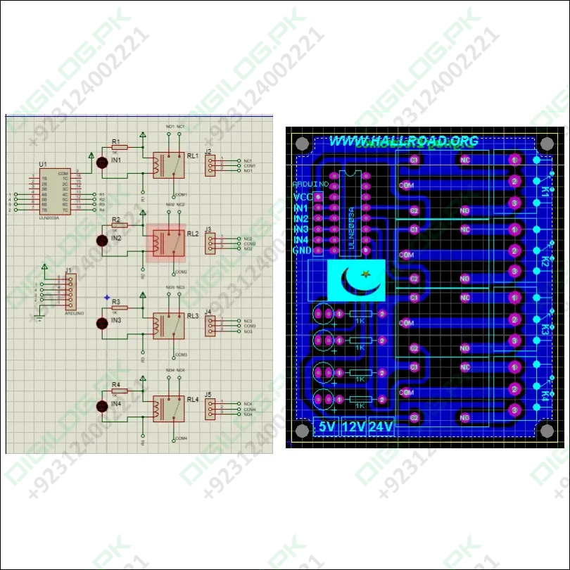 4 Channel Relay Module Relay Board Arduino Relay Module
