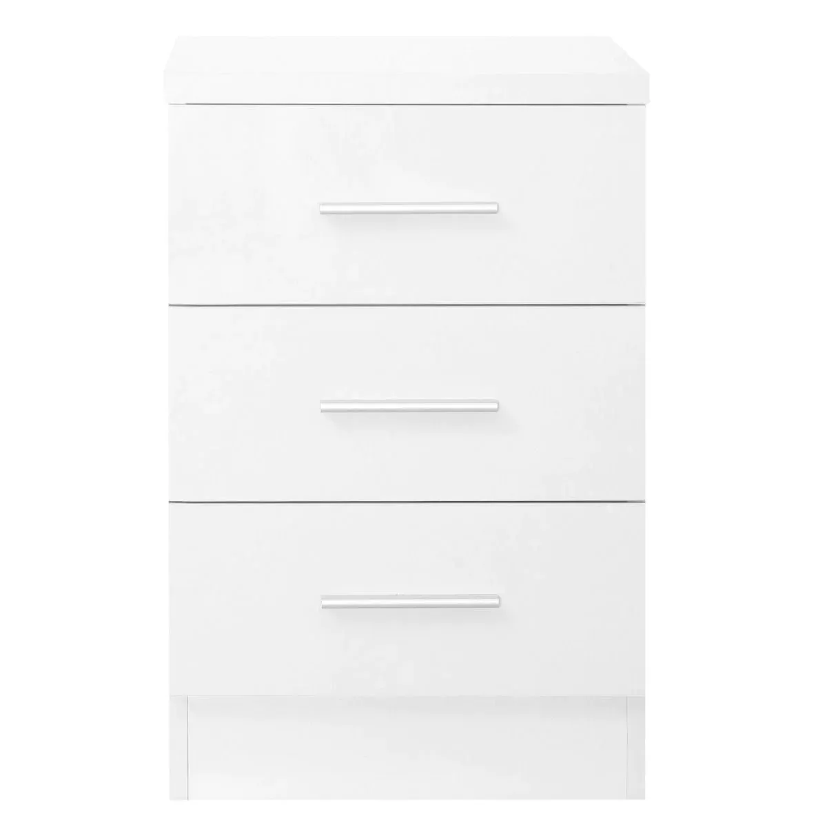 4 Piece Reflect XL 2 Sliding Door Wardrobe Set - Matt White