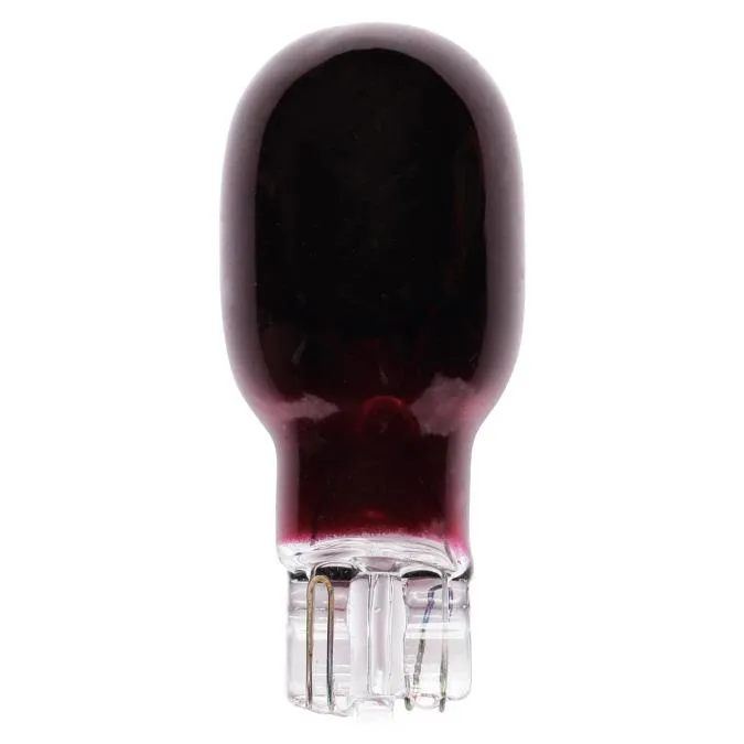 4 Watt T5 Incandescent Landscape Low Voltage Red Wedge Base, 12 Volt, Card (2-Pack)