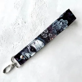 A Haunting  - Fabric Keychain Wristlet