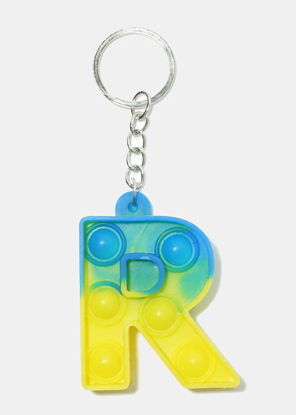 Alphabet Push Pop Keychain