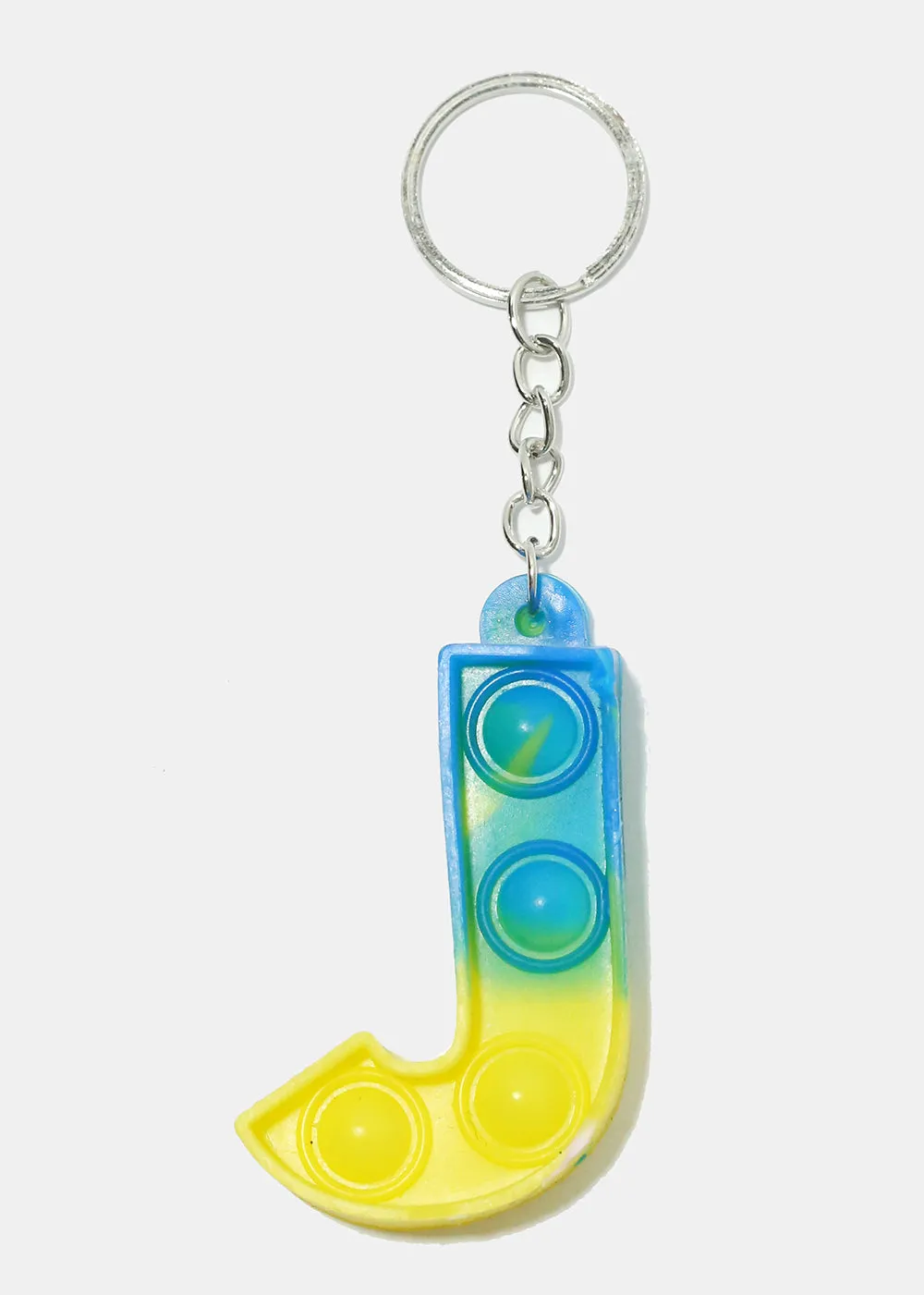 Alphabet Push Pop Keychain