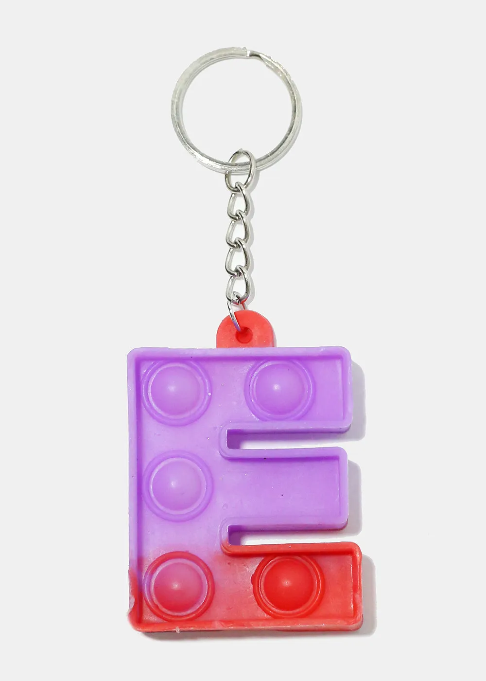 Alphabet Push Pop Keychain