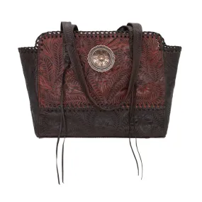 Annie's Secret Tote with Side Compartment - Red