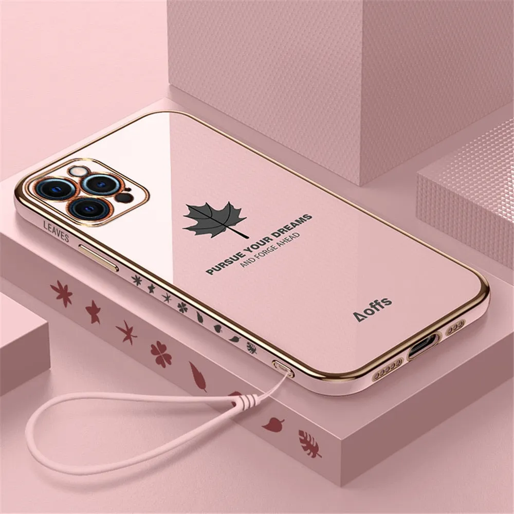 Anymob iPhone Grey Electroplated Soft Cover Square Edge Bumper Phone Case