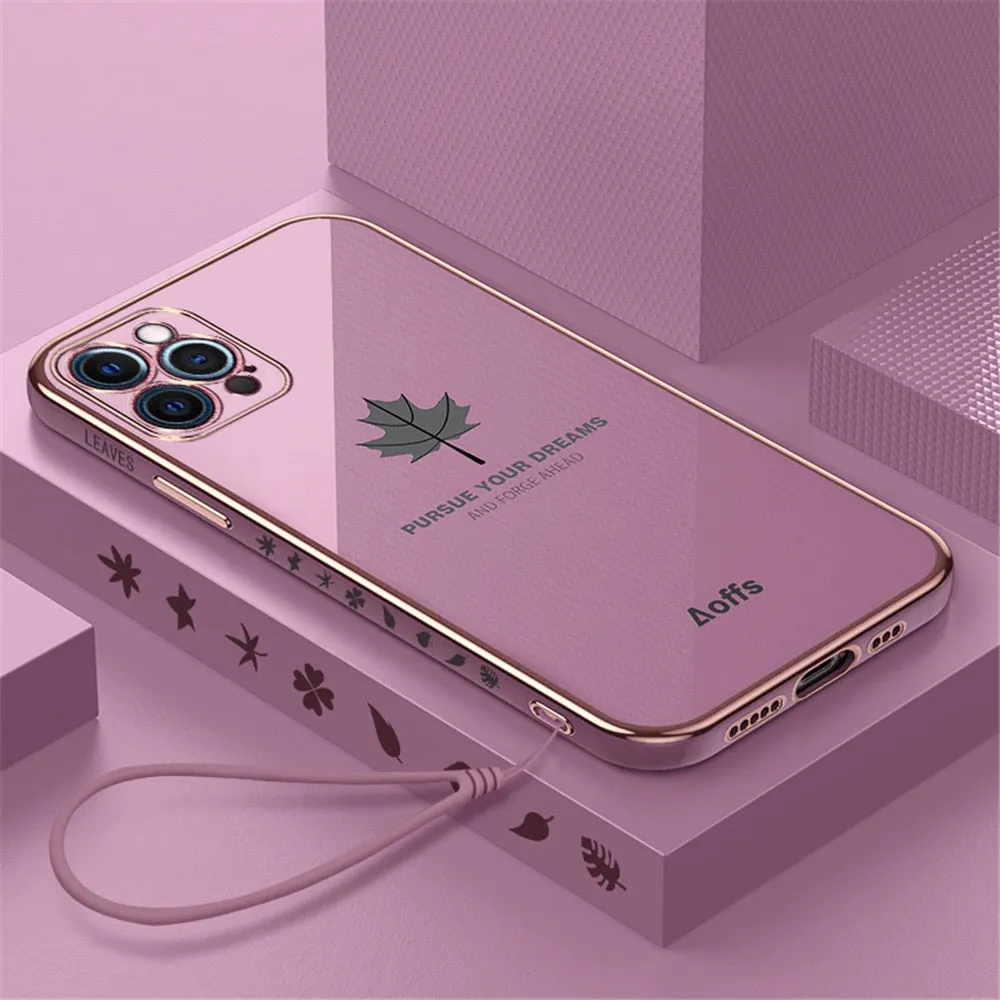 Anymob iPhone Grey Electroplated Soft Cover Square Edge Bumper Phone Case