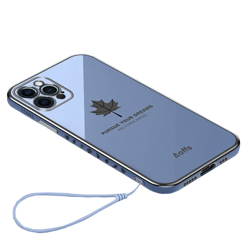 Anymob iPhone Grey Electroplated Soft Cover Square Edge Bumper Phone Case