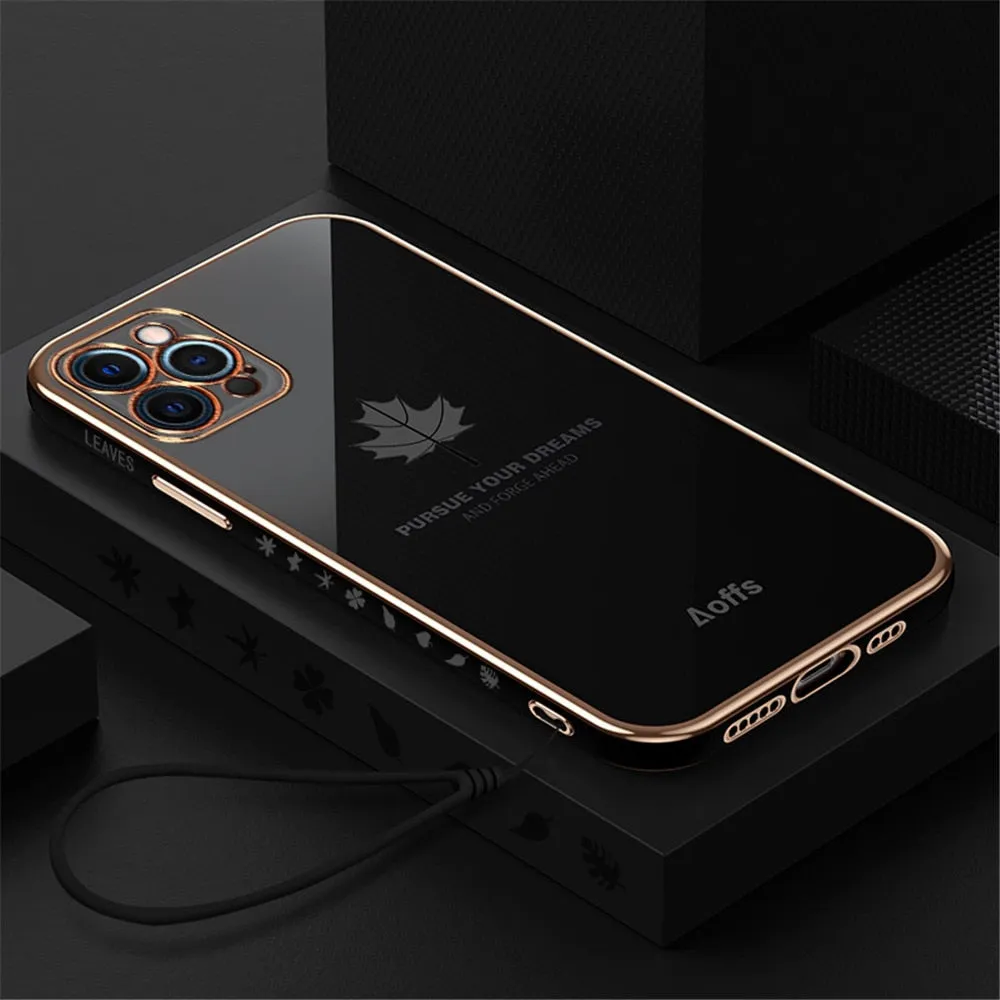 Anymob iPhone Grey Electroplated Soft Cover Square Edge Bumper Phone Case