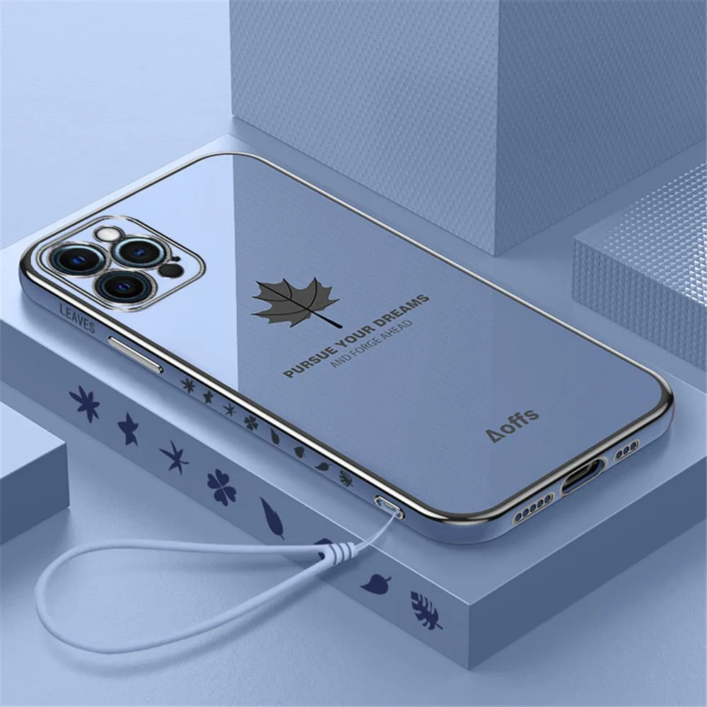 Anymob iPhone Grey Electroplated Soft Cover Square Edge Bumper Phone Case