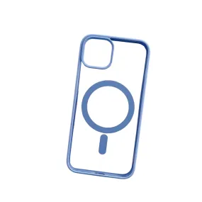 Anymob iPhone Light Blue Magnetic Pattern Case Soft Phone Cover