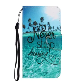 Anymob iPhone Ocean Flip Phone Cases Magnetic Leather Wallet Back Cover