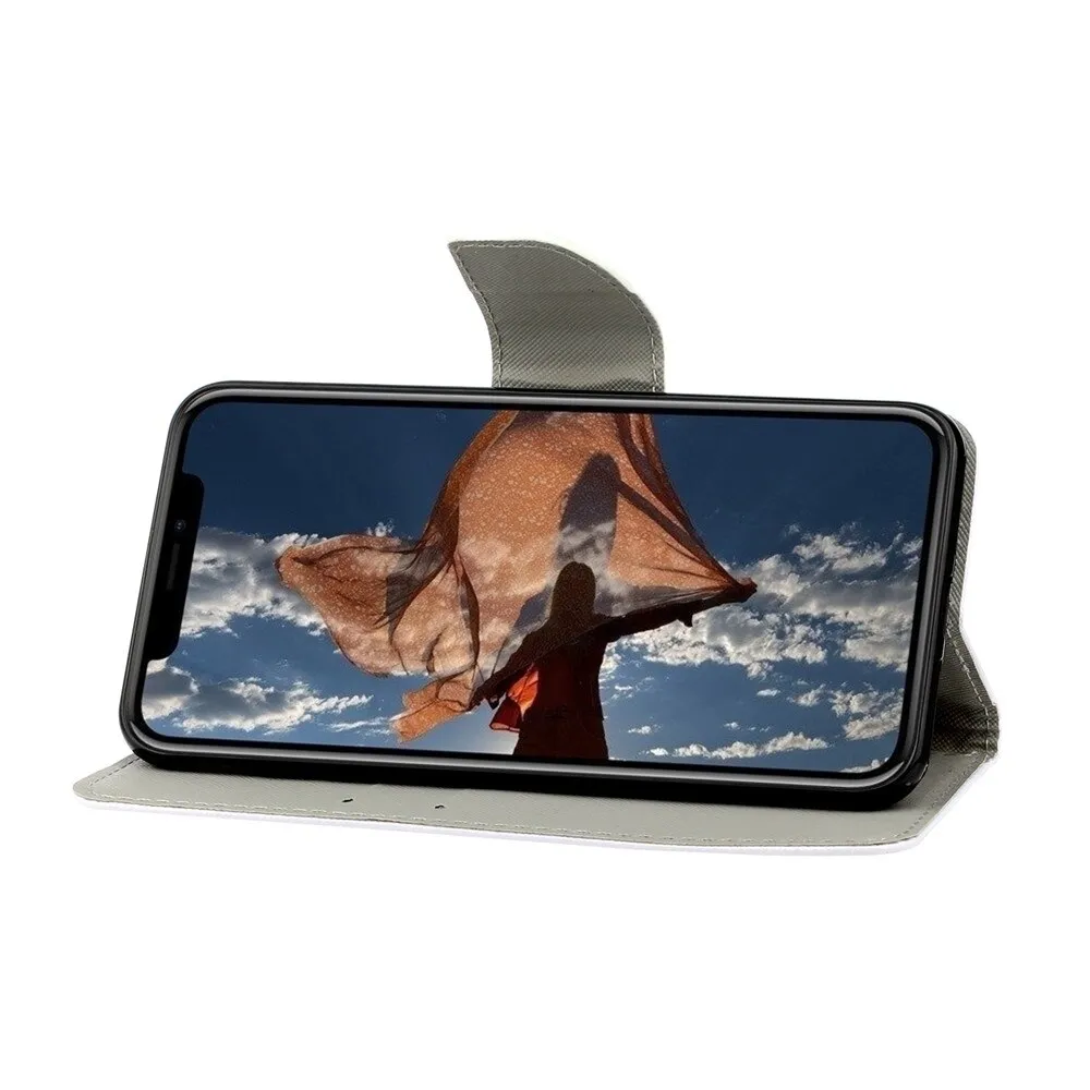 Anymob iPhone Ocean Flip Phone Cases Magnetic Leather Wallet Back Cover
