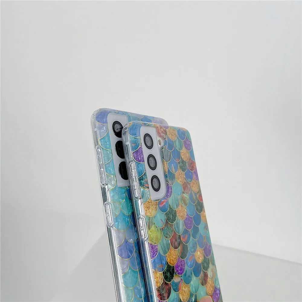 Anymob Samsung Black Rose And Magnolia Flower Silicone Dream Shell Pattern Case Shockproof Back Cover