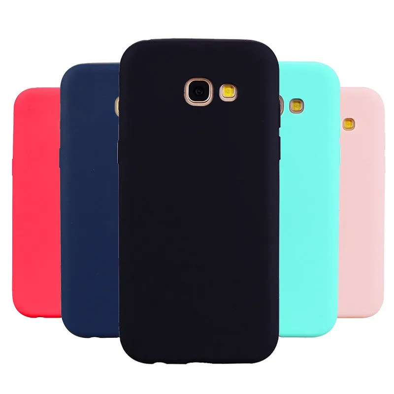 Anymob Samsung Light Red Soft Silicon Case Candy Color Phone Case