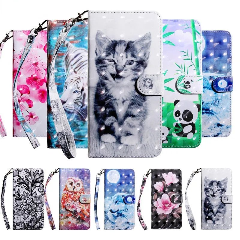 Anymob Samsung Tribal Pattern Leather Sparkling Case Wallet Flip Magnetic Cover