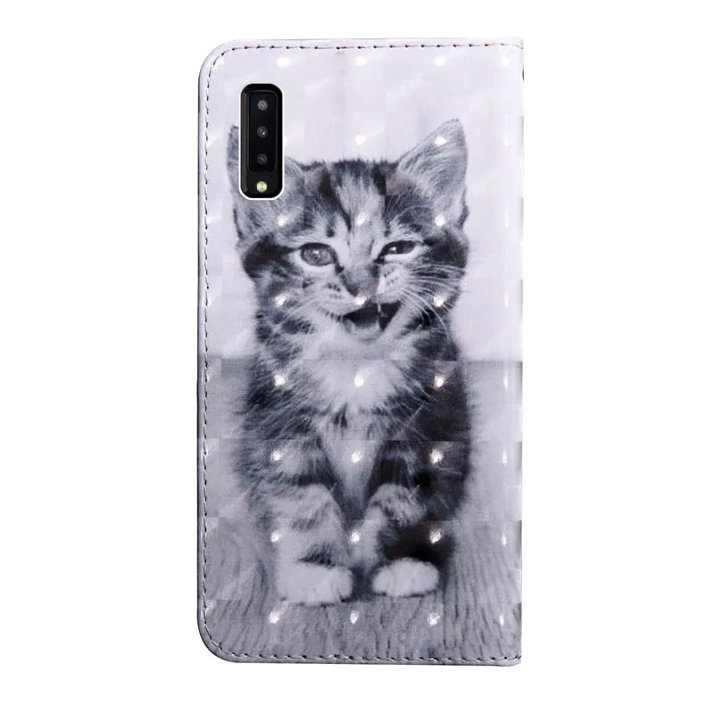 Anymob Samsung Tribal Pattern Leather Sparkling Case Wallet Flip Magnetic Cover