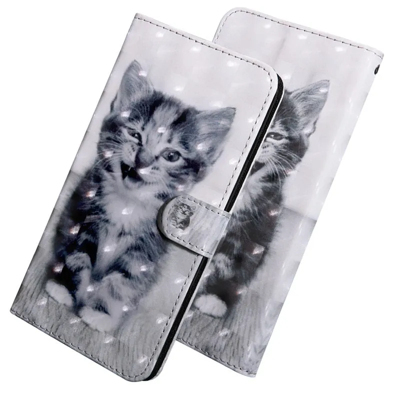 Anymob Samsung Tribal Pattern Leather Sparkling Case Wallet Flip Magnetic Cover