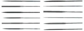Apex Tool Group 4" 3 SQUARE NEEDLE FILE, 37221