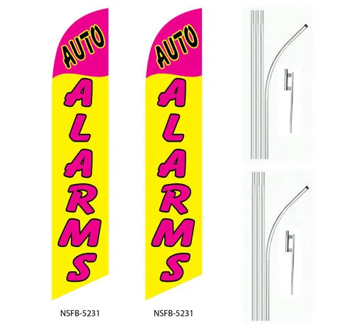 Auto Alarms Swooper Feather Flag