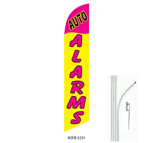 Auto Alarms Swooper Feather Flag