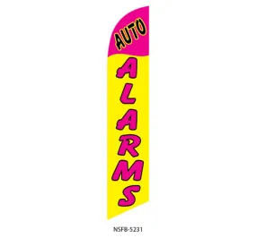 Auto Alarms Swooper Feather Flag