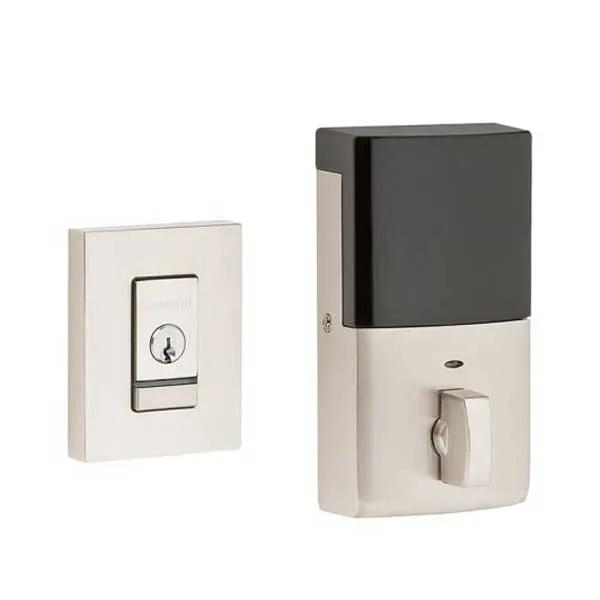 Baldwin Estate Evolved - 8220.B Contemporary Electronic Deadbolt - Singl Cyl  - Bluetooth - 150 - Satin Nickel - Grade 2
