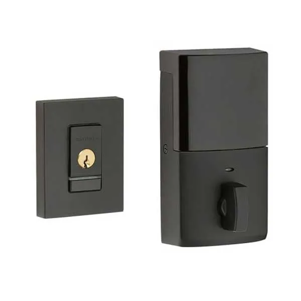 Baldwin Estate Evolved - 8220.B - Contemporary Electronic Deadbolt - Singl Cyl - Bluetooth - 190 - Satin Black - Grade 2
