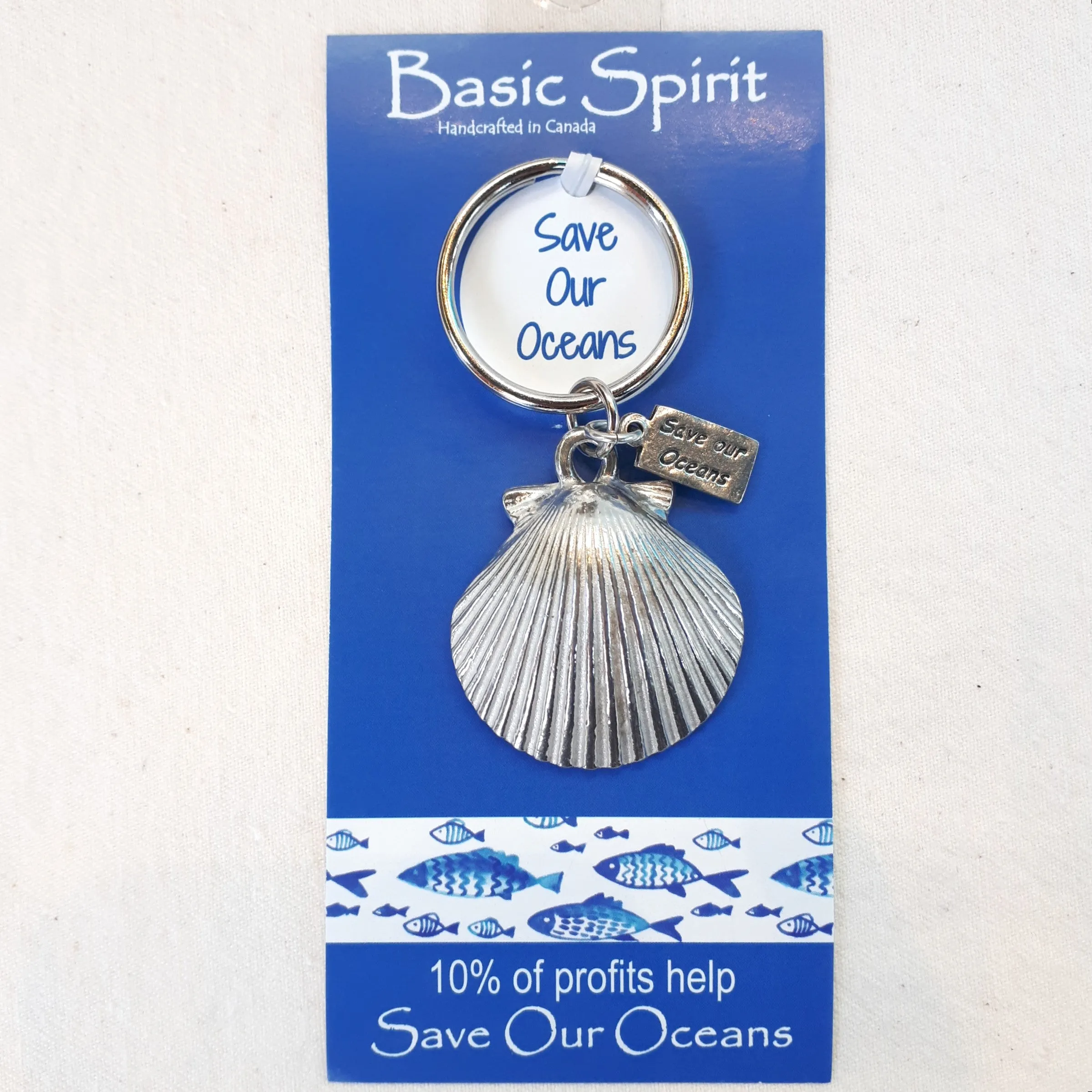 Basic Spirit - Pewter Keychains