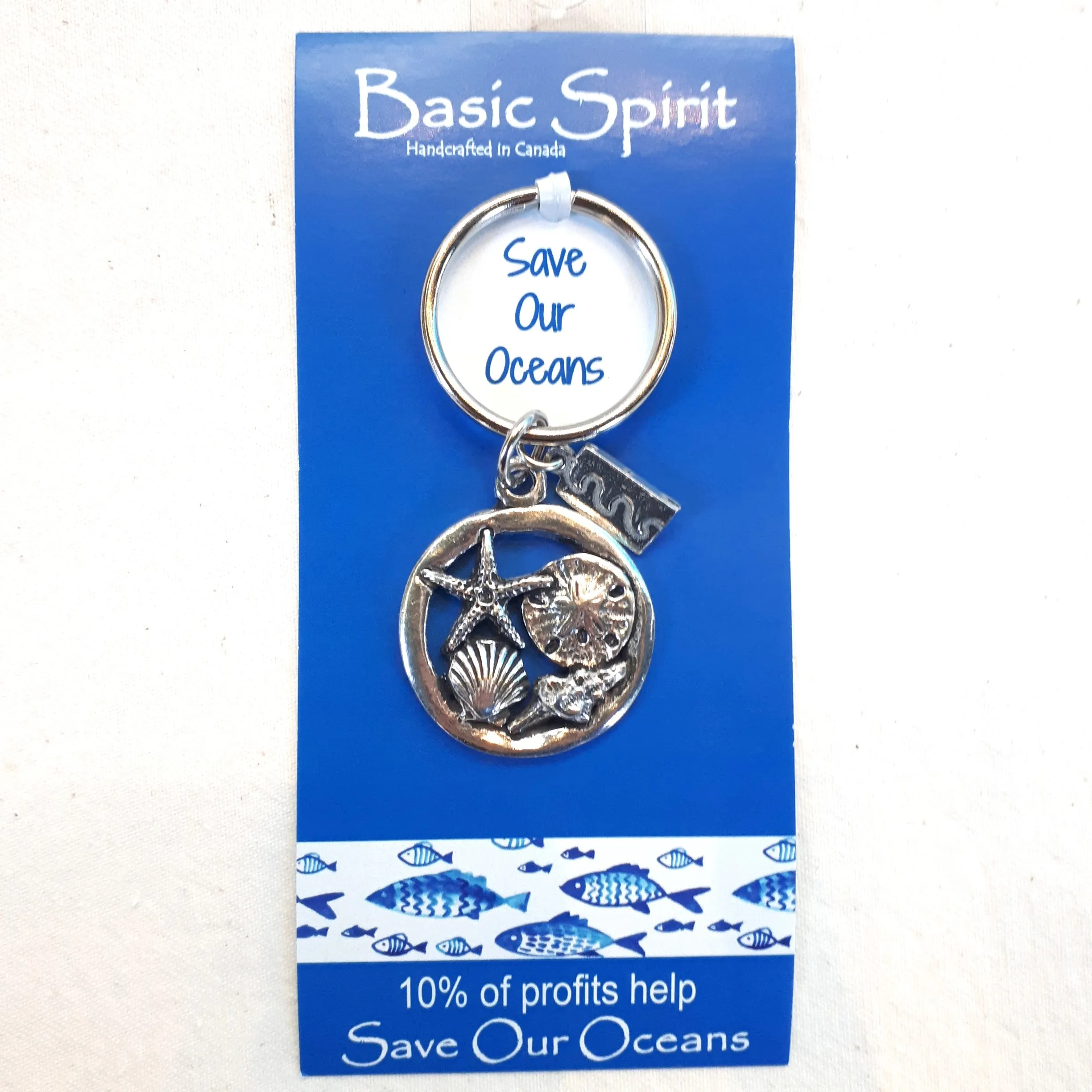 Basic Spirit - Pewter Keychains