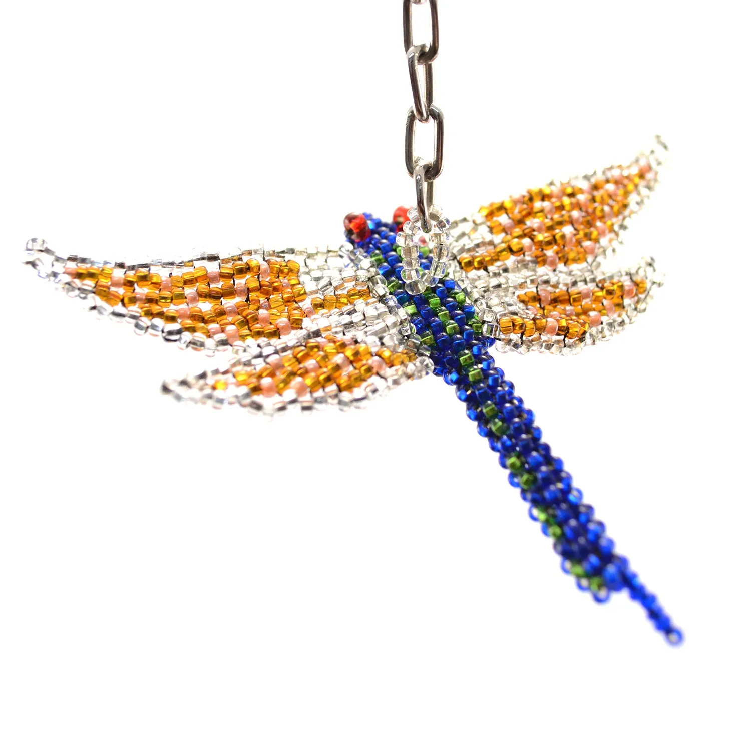 Beaded Dragonfly KeyChain