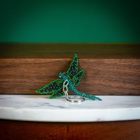 Beaded Dragonfly KeyChain