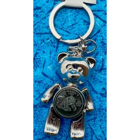 Bear Alaska Medallion Teddy Keychain