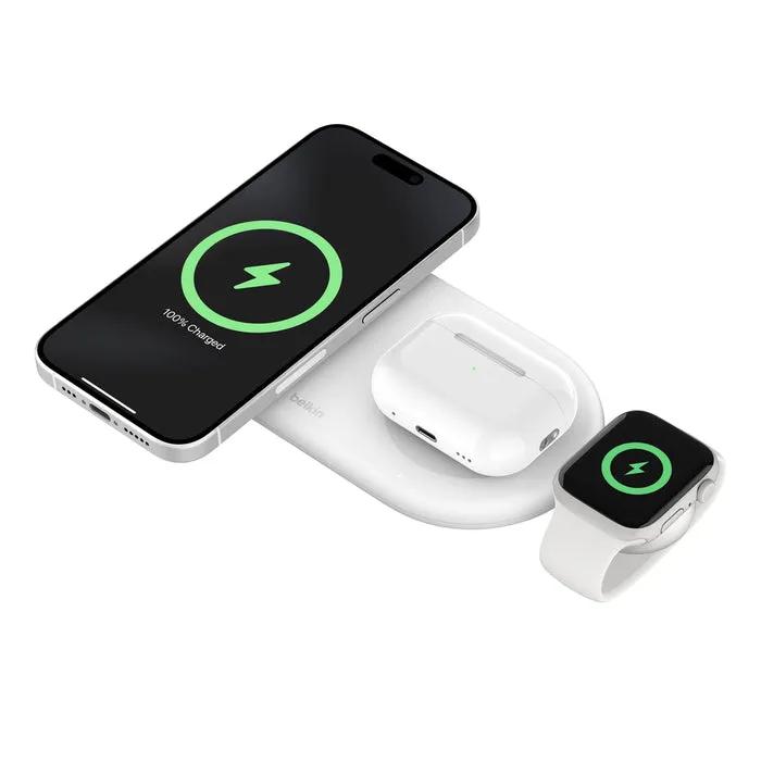 Belkin BoostCharge Pro 3-in-1 Magnetic Wireless Charging Pad