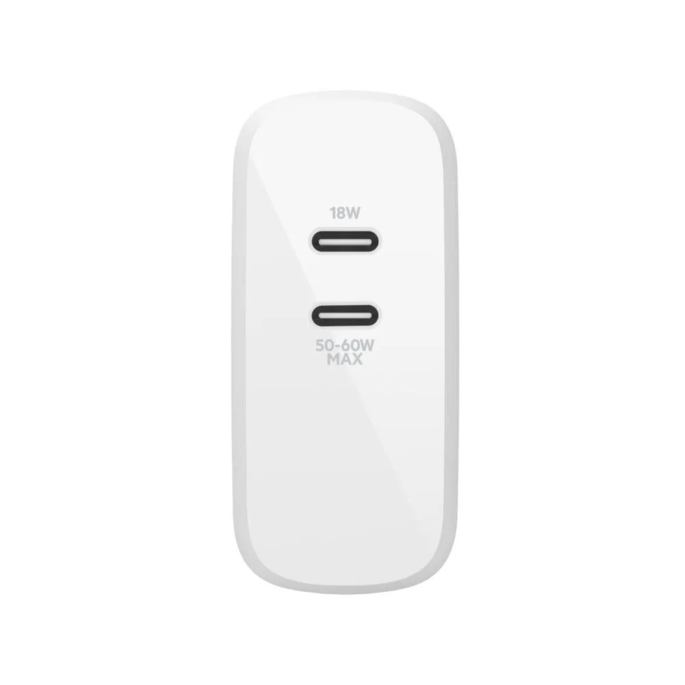 Belkin Wall Charger GaN 68-watts USB-C Charger White