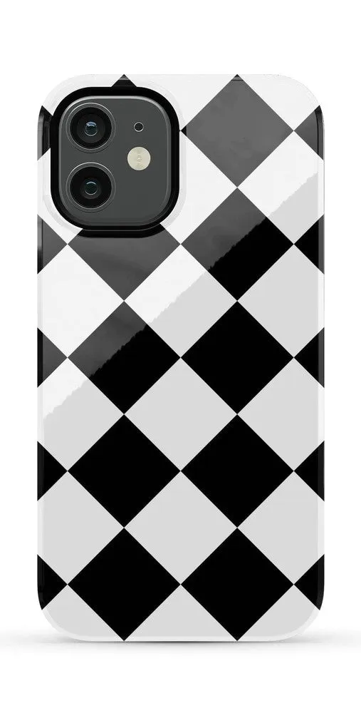 Black Checkerboard | High Contrast Design Case