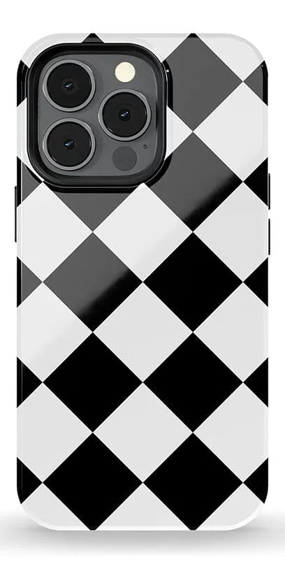 Black Checkerboard | High Contrast Design Case