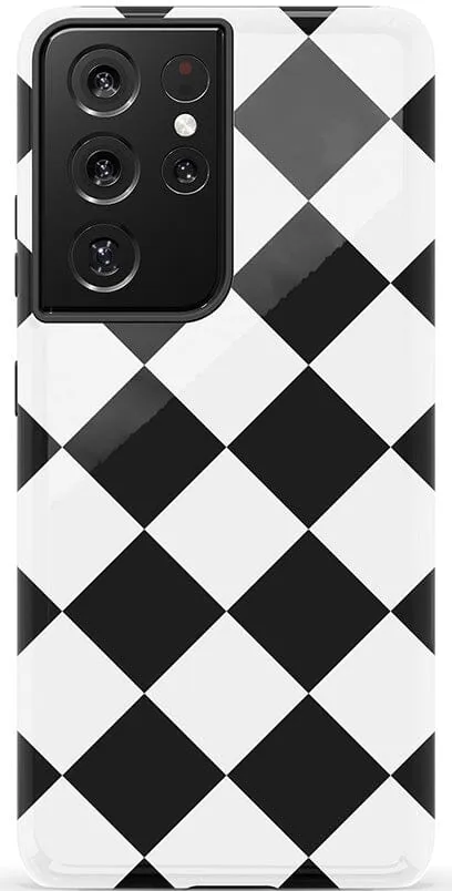 Black Checkerboard | High Contrast Design Case