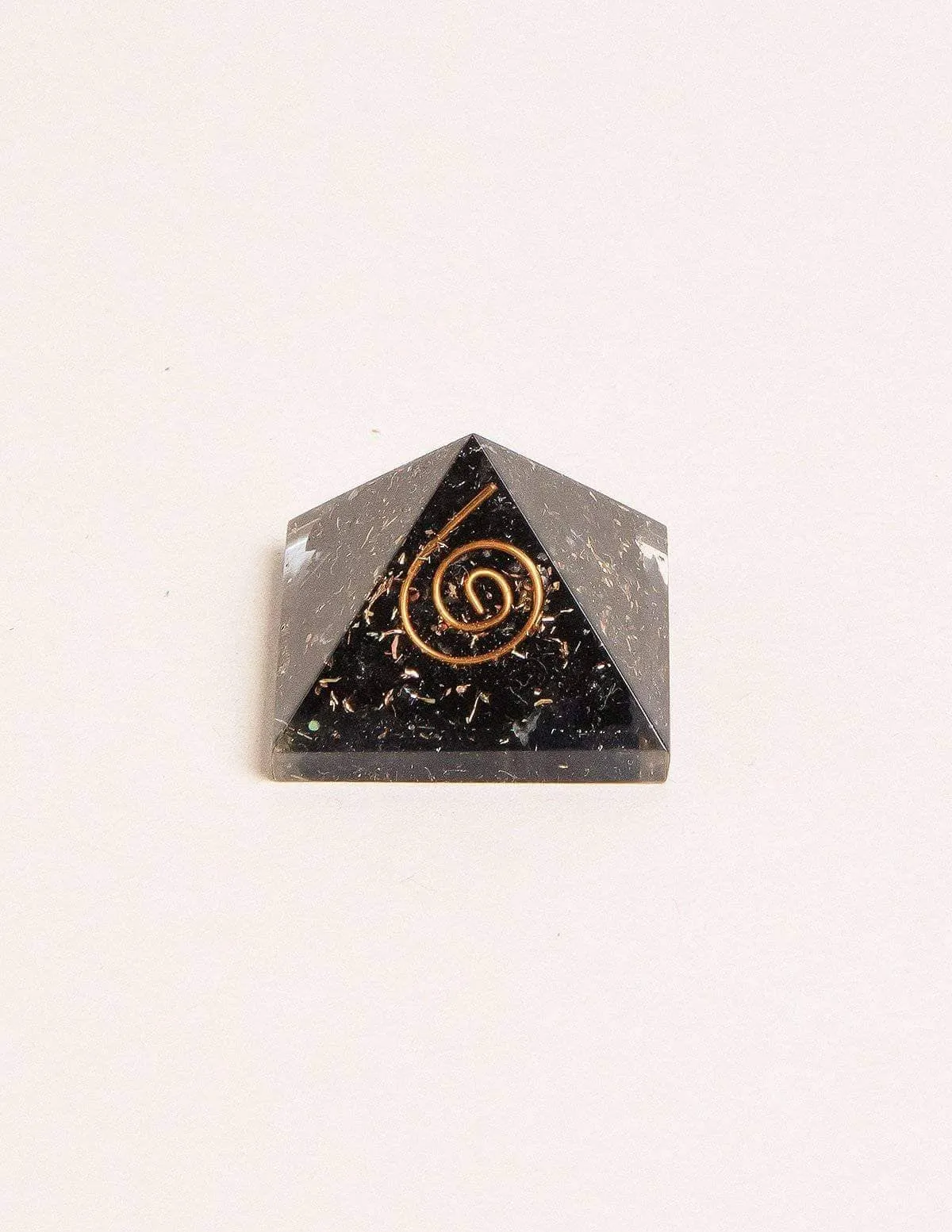 Black Tourmaline Orgone Mini Pyramid
