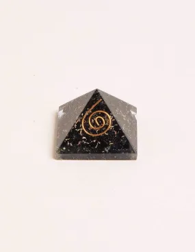 Black Tourmaline Orgone Mini Pyramid