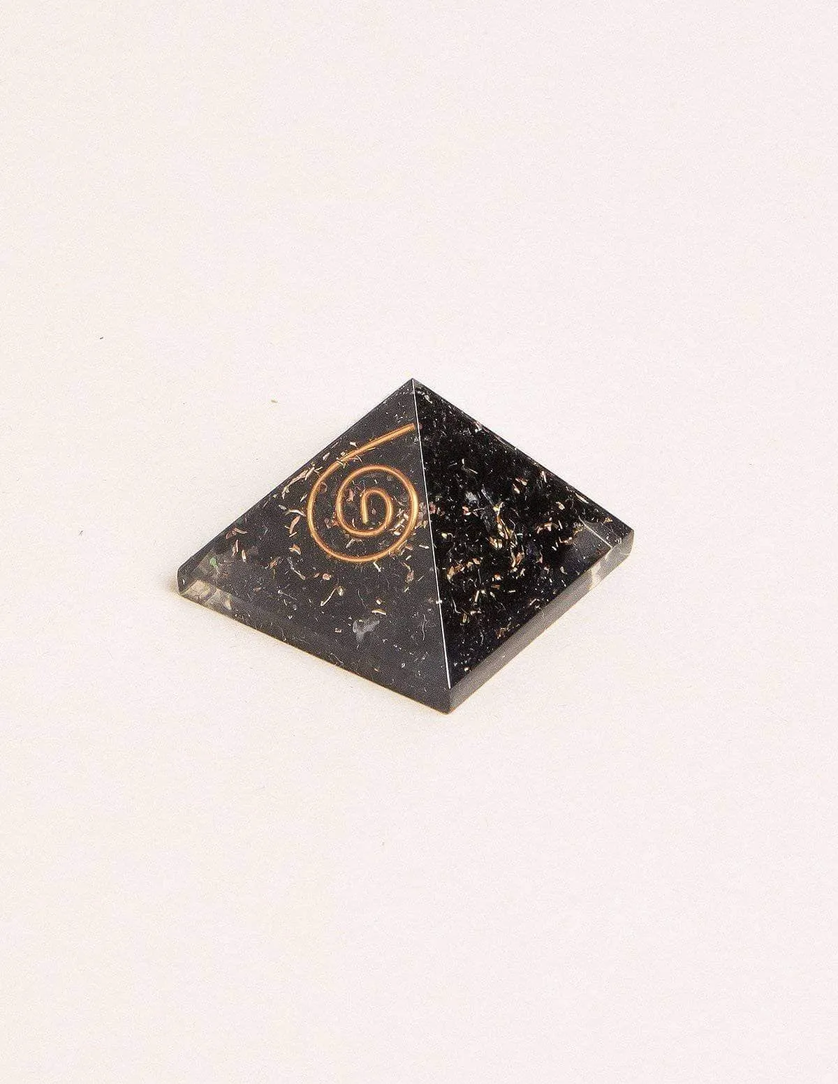 Black Tourmaline Orgone Mini Pyramid
